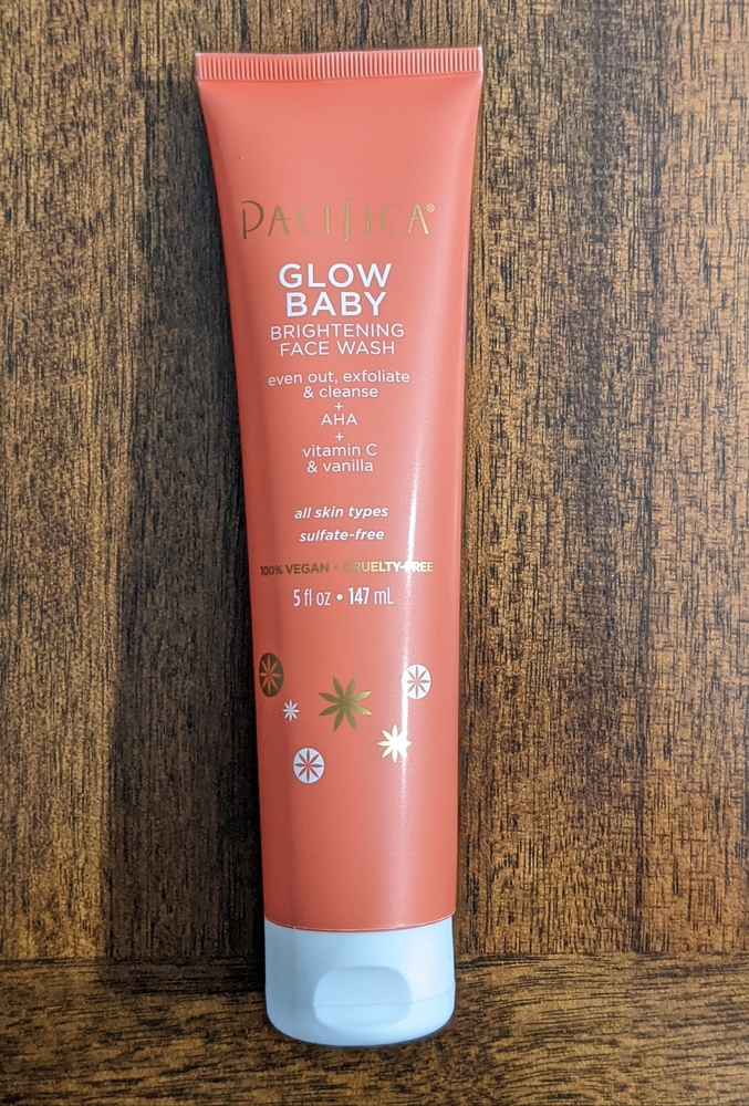 Pacifica 100% Vegan Glow Baby Brightening Face Wash , 5 fl oz., Brand New